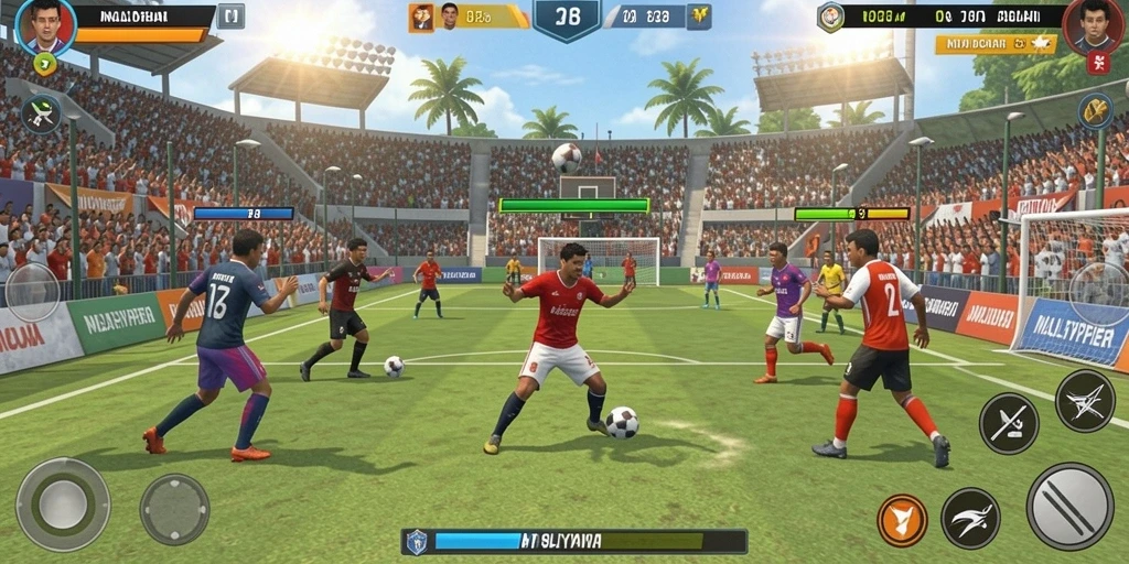 Grafik menawan yang meningkatkan suasana bermain.