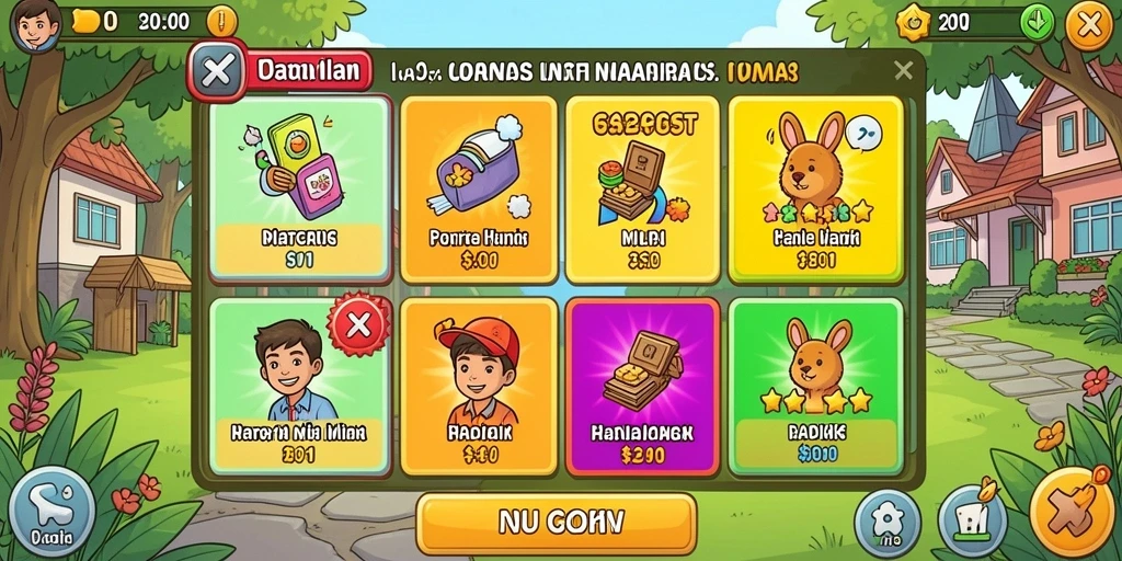 Fitur turnamen yang menambah keseruan bermain.