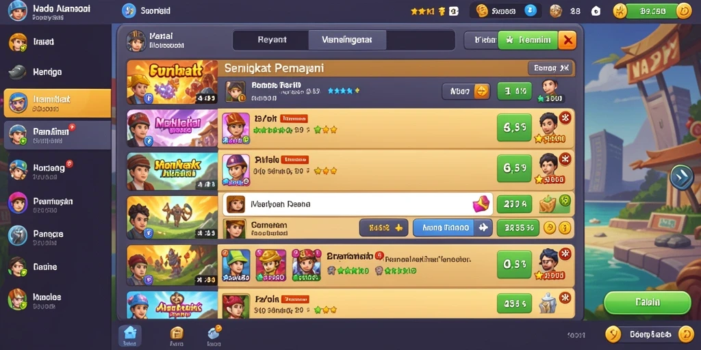 Sistem hadiah yang adil dan transparan bagi pemain.