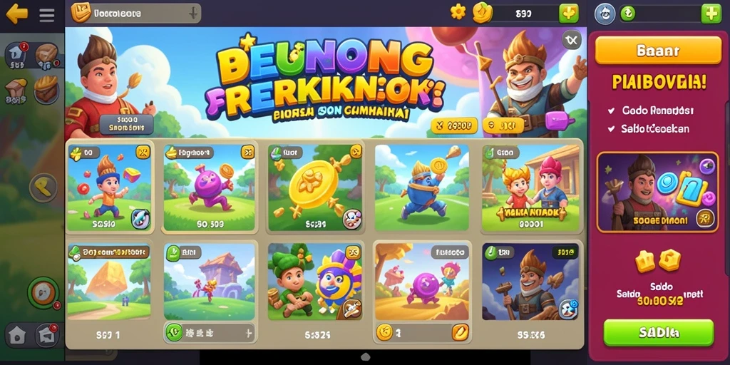 Event mingguan dengan hadiah menarik.
