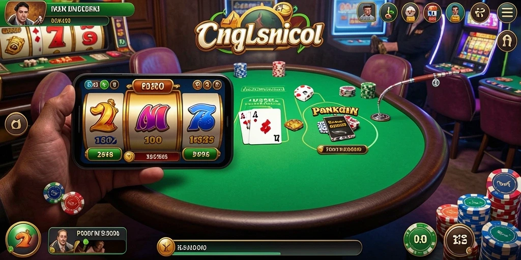 Menampilkan momen epik dari pertarungan dalam game.